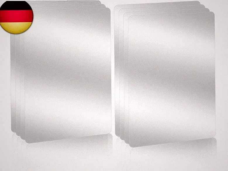 18 X 12 Cm Spiegelfolie, 8 Stück Klebespiegel Für Schrank Flexible Wandspiegel A