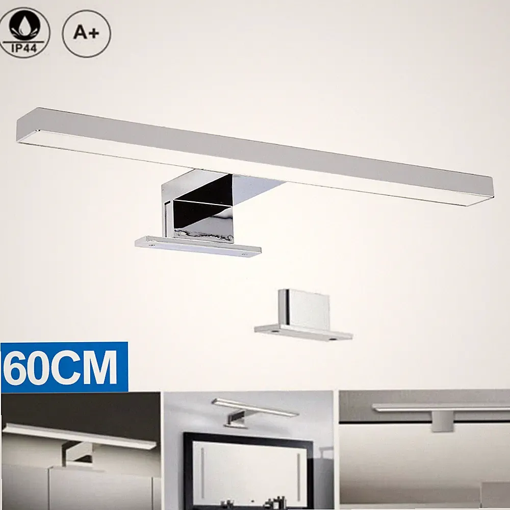 3-in-1 60CM LED Spiegelleuchte Spiegellampe Badeleuchten IP44 Schminklicht