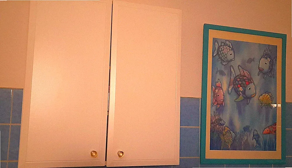 3-tlg. Badmöbelset Weiß mit Spiegelschrank, Badezimmerschrank & 4 Schubladen