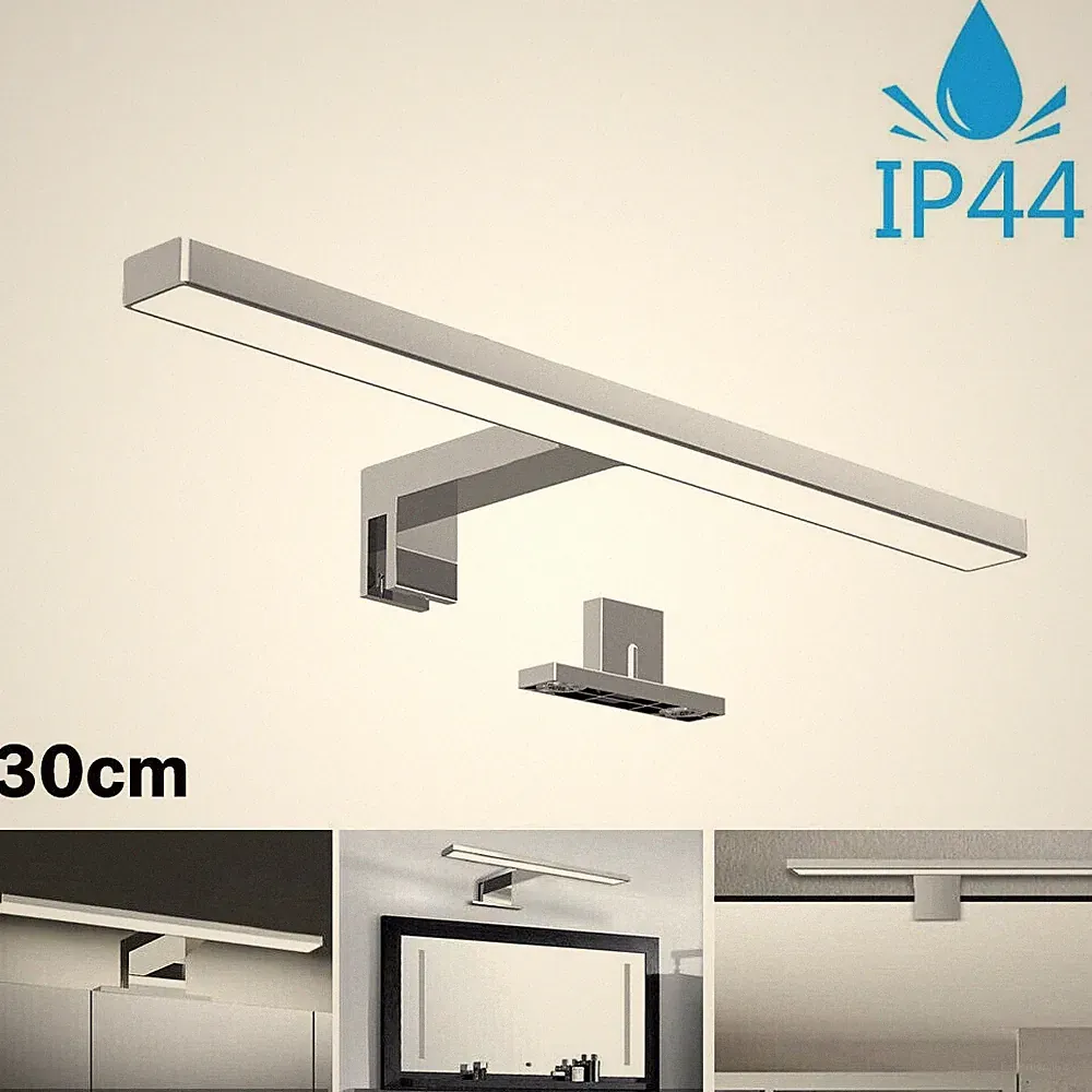 30cm LED Bad Spiegelleuchte Badlampe Schrankleuchte Tube Spiegelschrank Leuchte