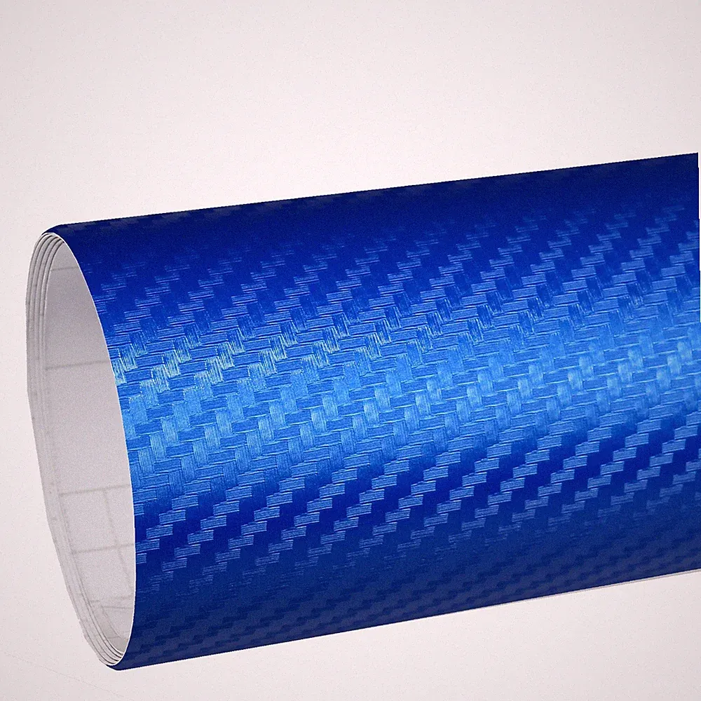 3D Carbon Folie 6€/m² Blasenfreie selbstklebende Autofolie mit Luftkanäle Matt