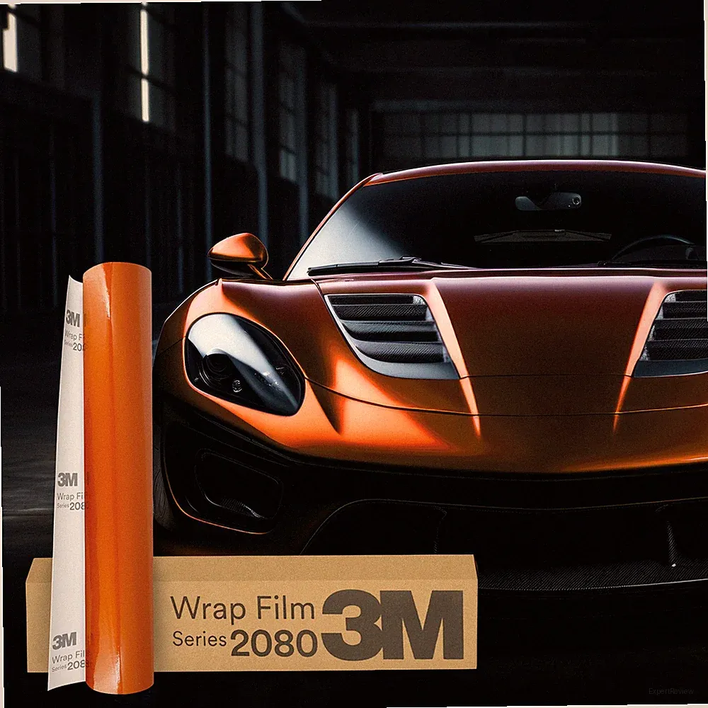 3M Wrap Film Series 2080 Car Wrapping Folie 30x152cm G364 Gloss Fiery Orange