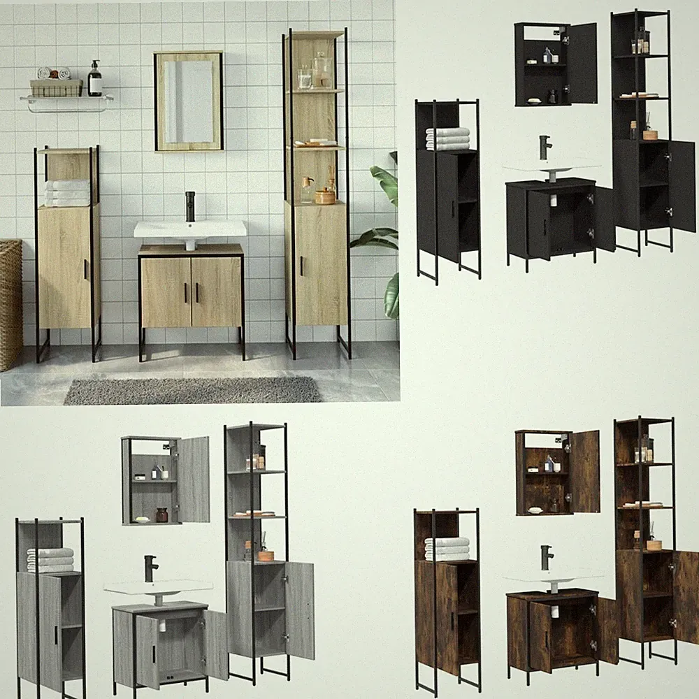Stahl Badspiegelschrank