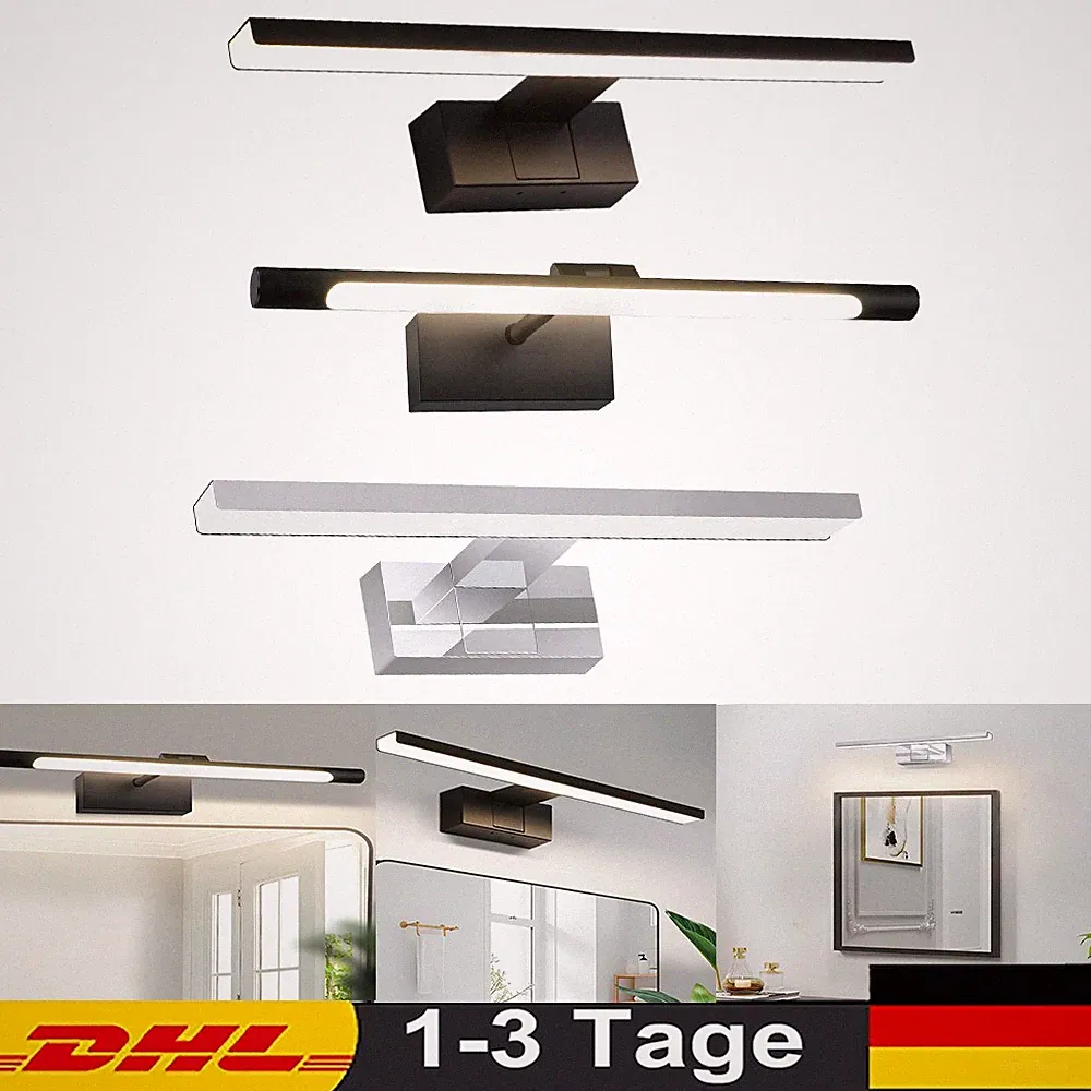 40CM/60CM LED Spiegelleuchte Badezimmer Spiegelschrank IP44 Schminklicht NEU