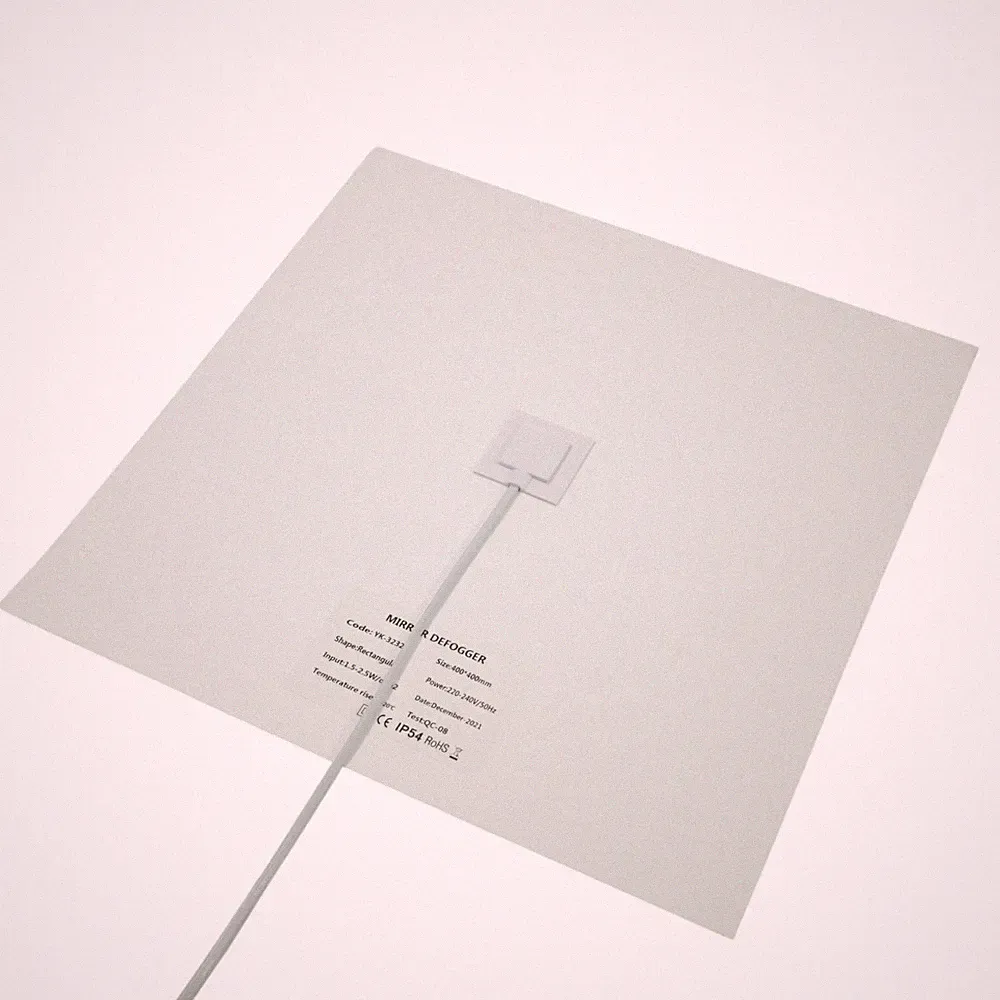 40x40cm HEIZFOLIE FOLIE ZUM ENTFERNEN VON KONDENSAT SPIEGEL BAD D3F3