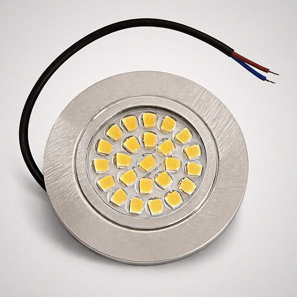 ✅ 4W Led Möbel Einbaustrahler Ultra Flach 230V Einbau Spiegelschrank Einbauspot✅