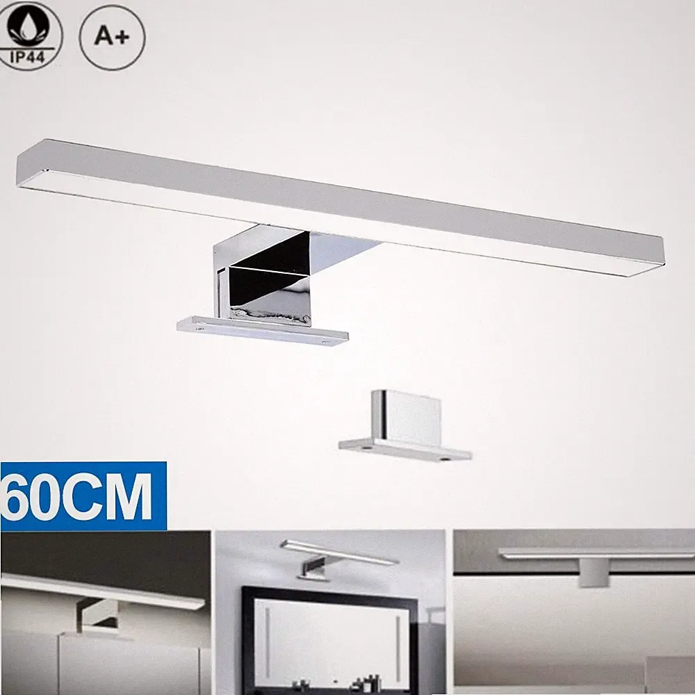 60cm LED Spiegelleuchte Bad Beleuchtung Badleuchte Bad Schminklicht Aufbaulampe