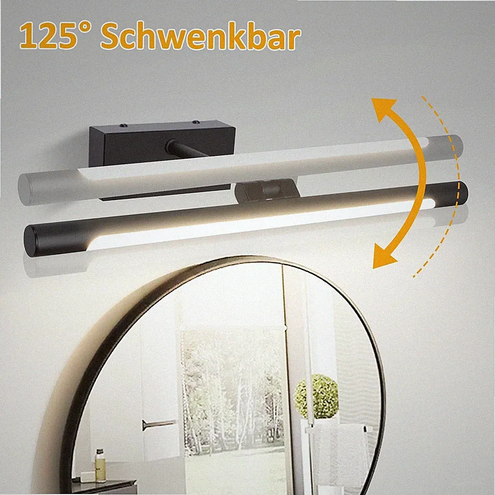 8W LED Bad Spiegel-Leuchte Badezimmer Beleuchtung Aufbau-Lampe IP44 Schminklicht