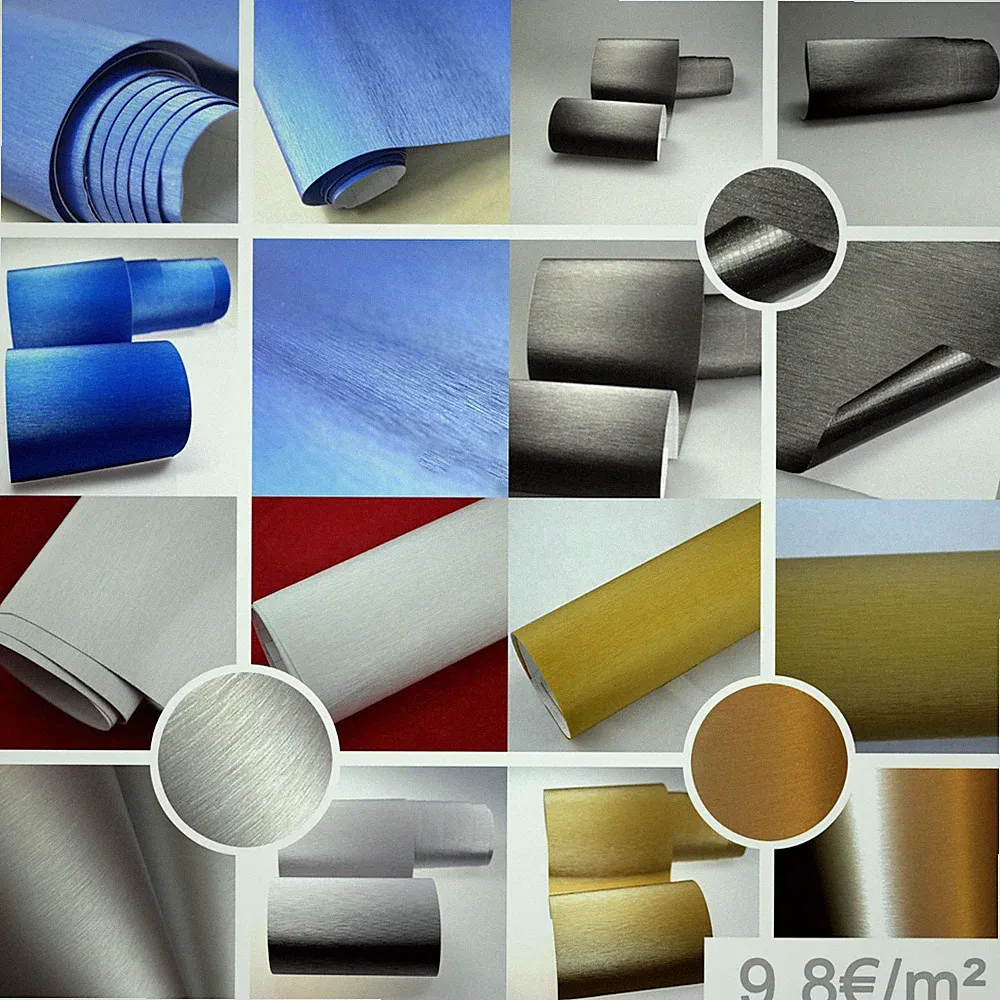 9,8€/m² Autofolie Matt Glanz 2D 3D 4D Carbon Alu Chrom Folie Auto BLASENFREI