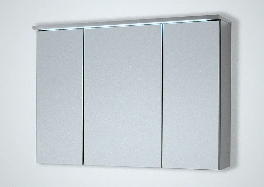Grau Beleuchteter Spiegelschrank