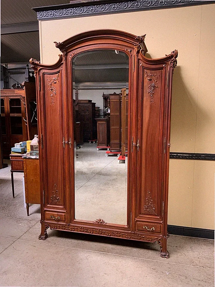 Antik - Kleiderschrank - Jugendstil, Art Nouveau, Ecole Nancy - Lieferung mögl.!
