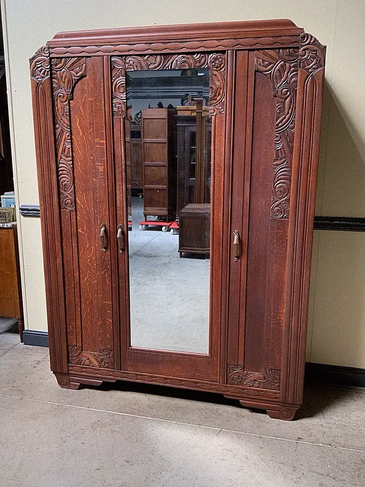 Antik - Kleiderschrank, Wäscheschrank - Art Deco - Lieferung möglich!