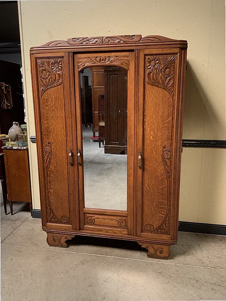 Antik - Kleiderschrank, Wäscheschrank - Art Deco - Lieferung möglich!
