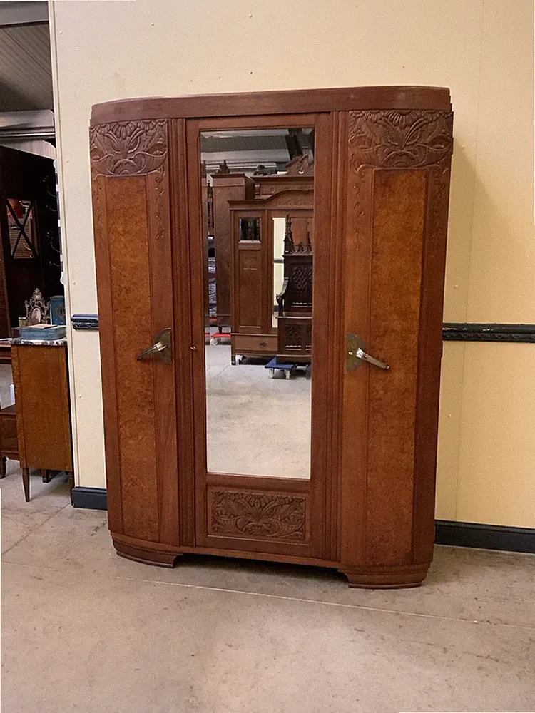 Antik - Kleiderschrank, Wäscheschrank - Art Deco - Lieferung möglich!