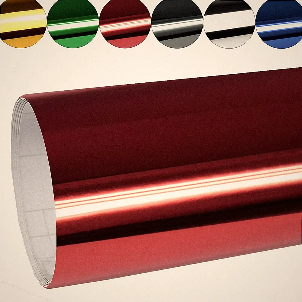 Autofolie 8€/m² Chrom Auto Folie Glanz selbstklebend 3D Blasenfrei Luftkanäle