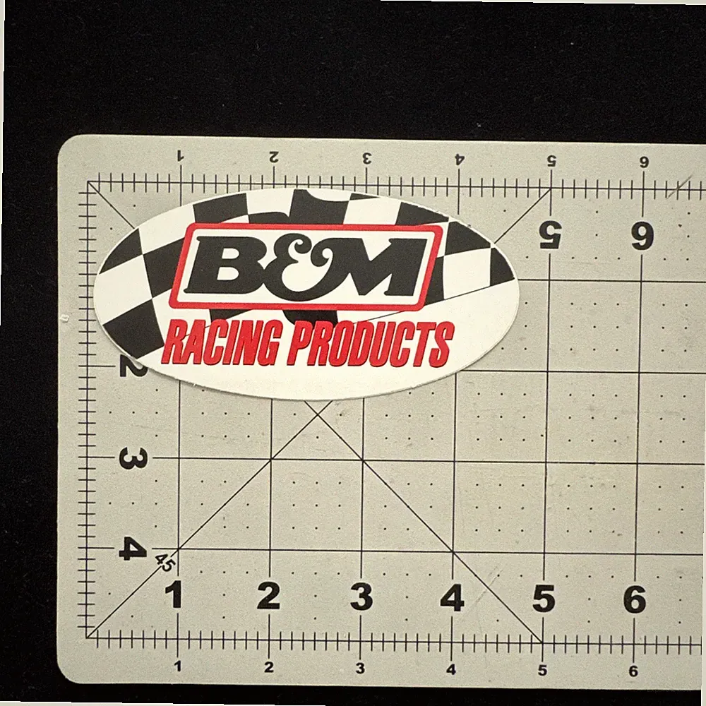 B&M RACING PRODUCT - VINTAGE ORIGINAL VINYL DECAL STICKER - DRAG - SHIFTERS