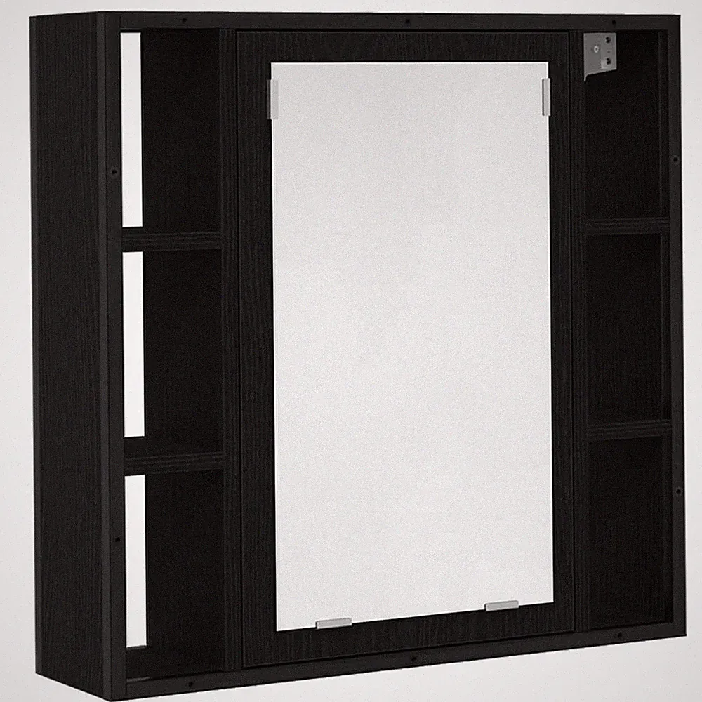 Bad-Spiegelschrank Hängeschrank Wandschrank für Badezimmer Badspiegel Spiegel
