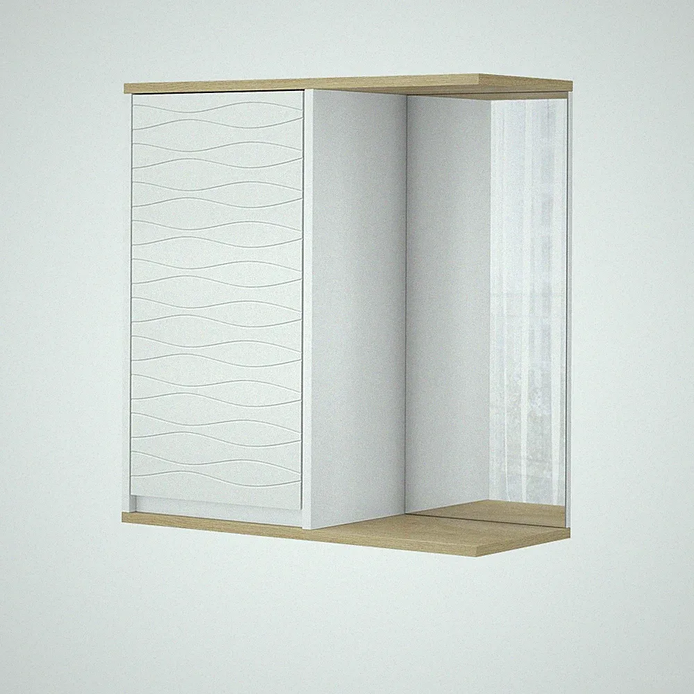 Bad Spiegelschrank Vicco Livia 60 x 63 cm mit Spiegel
