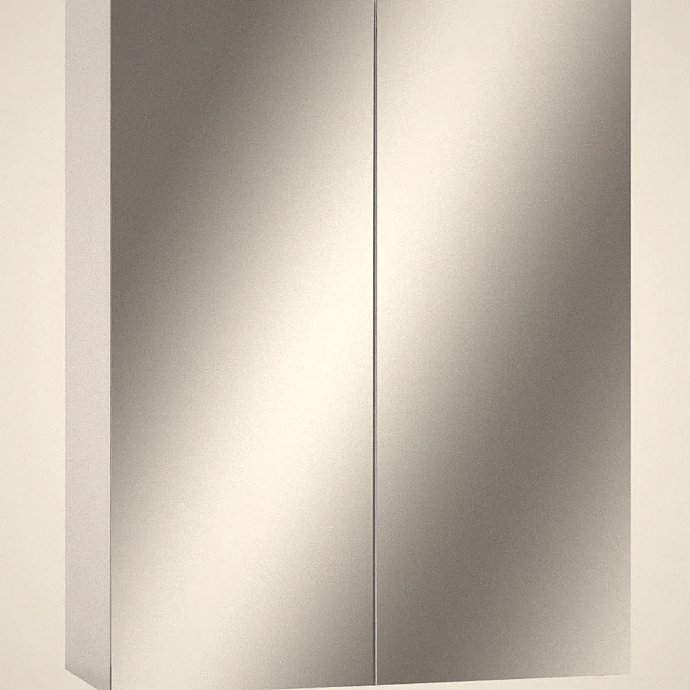 Bad-Spiegelschrank | Wandspiegel | Badezimmer | Schminkspiegel | Gästebad | Weiß