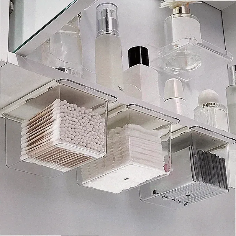 Badezimmer Aufbewahrungsbox Unter Spiegelschrank Organizer Wattepad Spender