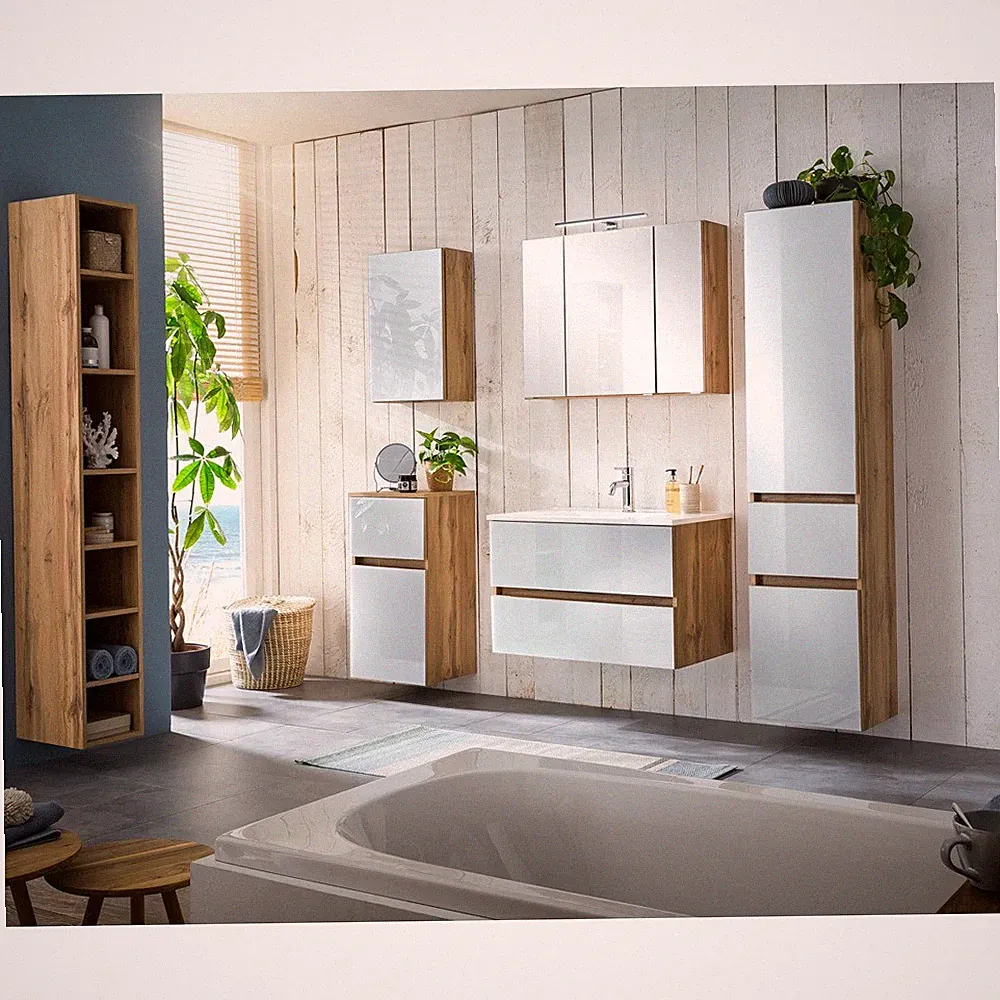 Spiegelschrank Mit Regal