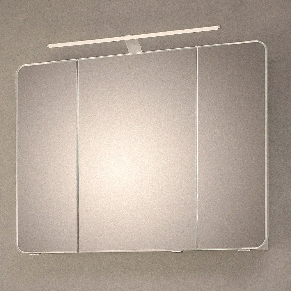 Badezimmer Spiegel Spiegelschrank Badspiegel Badezimmer Badschrank 3-türig LED