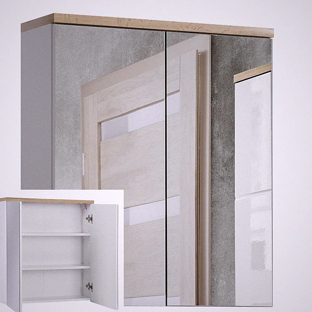 lomadox spiegelschrank 60cm