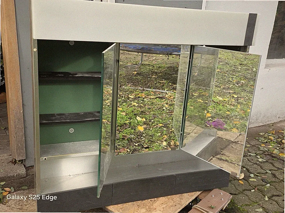 Badezimmer Spiegelschrank LED Beleuchtung Touch Anti-Beschlag 100cm