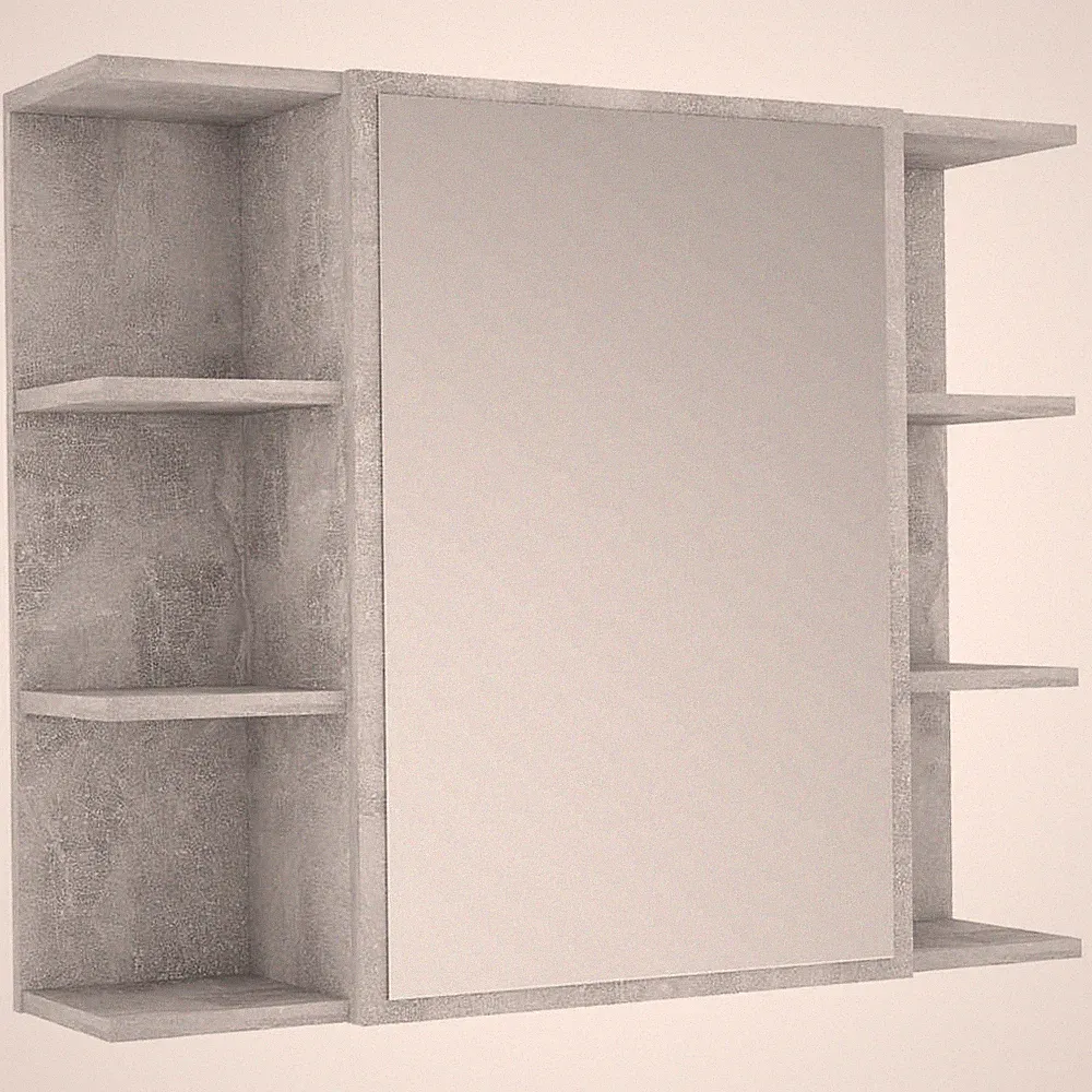 Badezimmer | Spiegelschrank | Spiegel | Schminkspiegel | Gästebad | 80x20,5x64cm