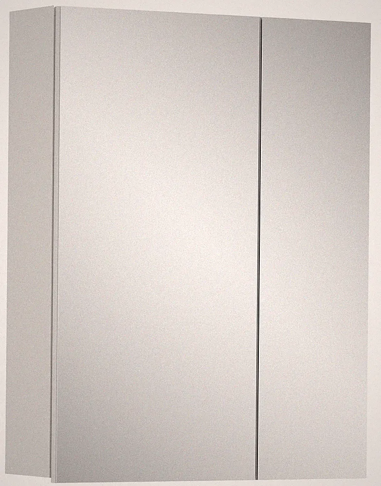 Badezimmer Vira X2LA9772 Spiegelschrank in weiß Melamin ca. 60x77x18 cm mit g...