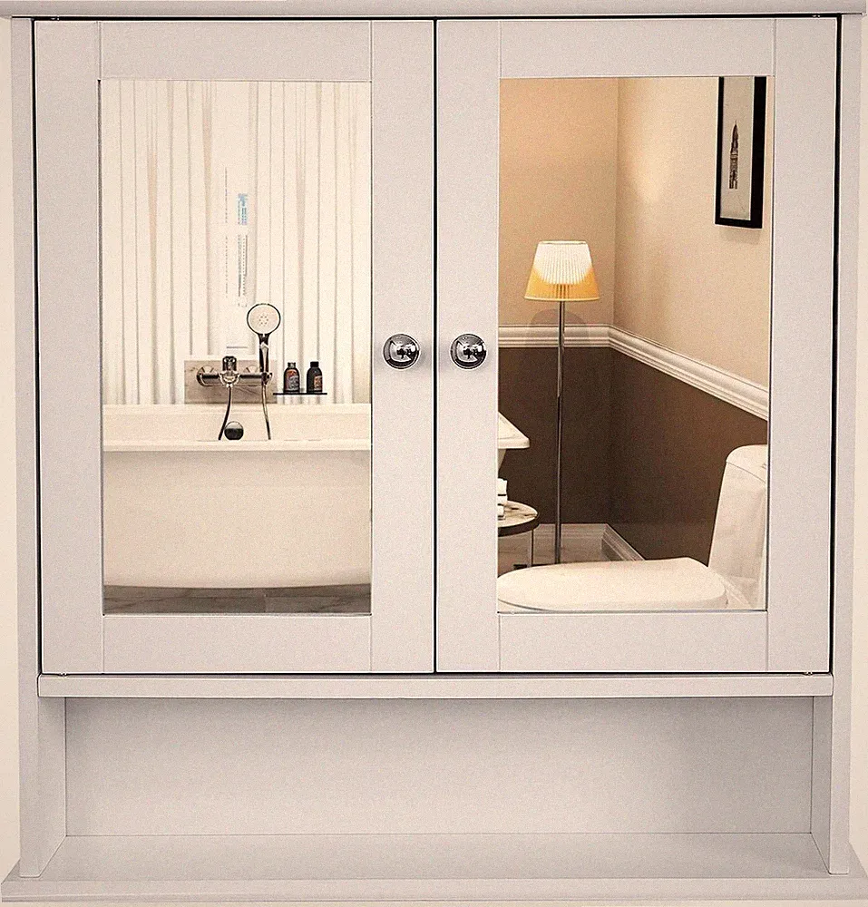 Badezimmerschrank Badschrank Hängeschrank Wandschrank Schminkschrank LHC002