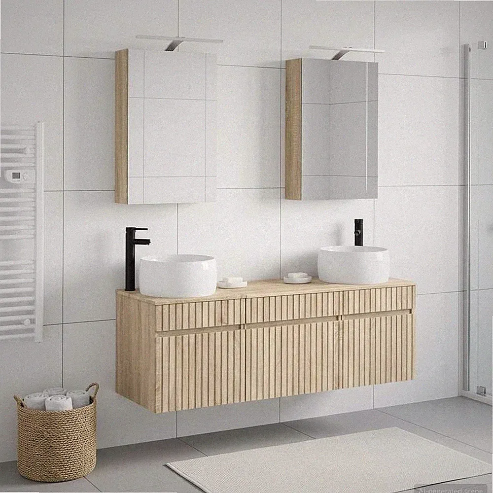 Badezimmerschrank-Set 5 pcs 50 x 14,5 x 70 cm Holzwerkstoff vidaXL