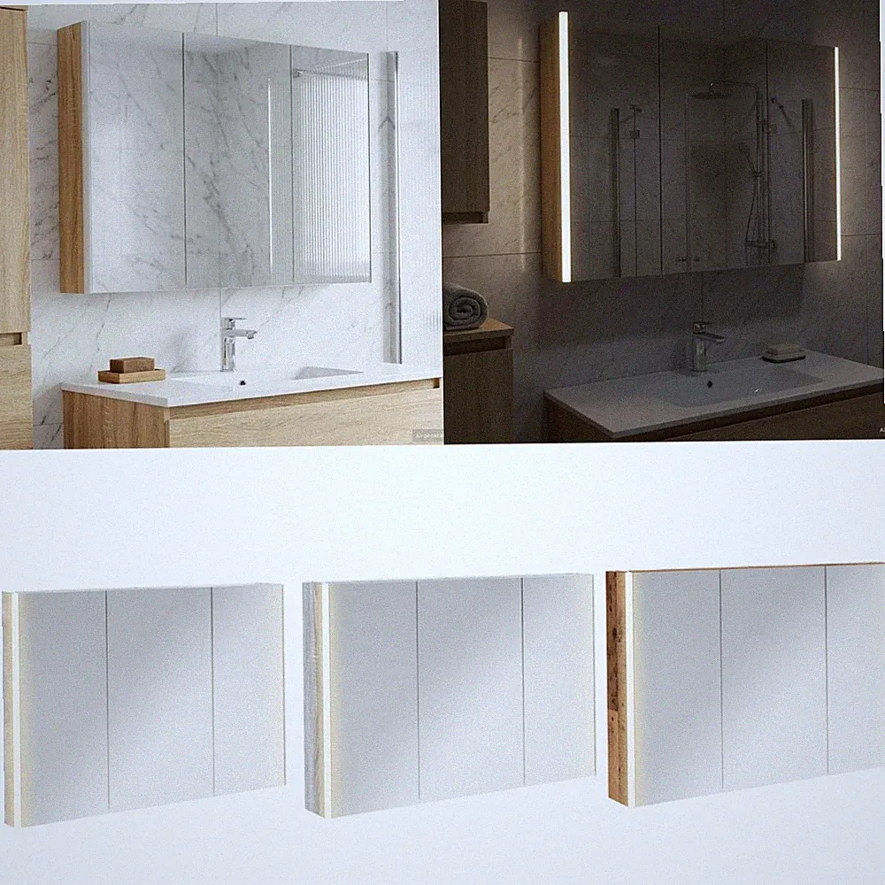 Badezimmerspiegelschrank LED Badspiegel Beleuchtung Badezimmerspiegel Spiegel