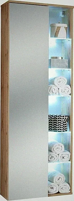 Badmöbel Badezimmermöbel Badezimmer Badschrank Hängeschrank Bad BEST Wildeiche