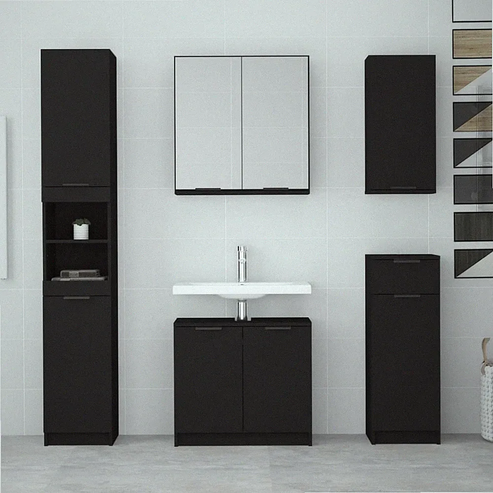 Badmöbel Badschrank Badezimmermöbel Waschbecken Unterschrank Schrank Badregal