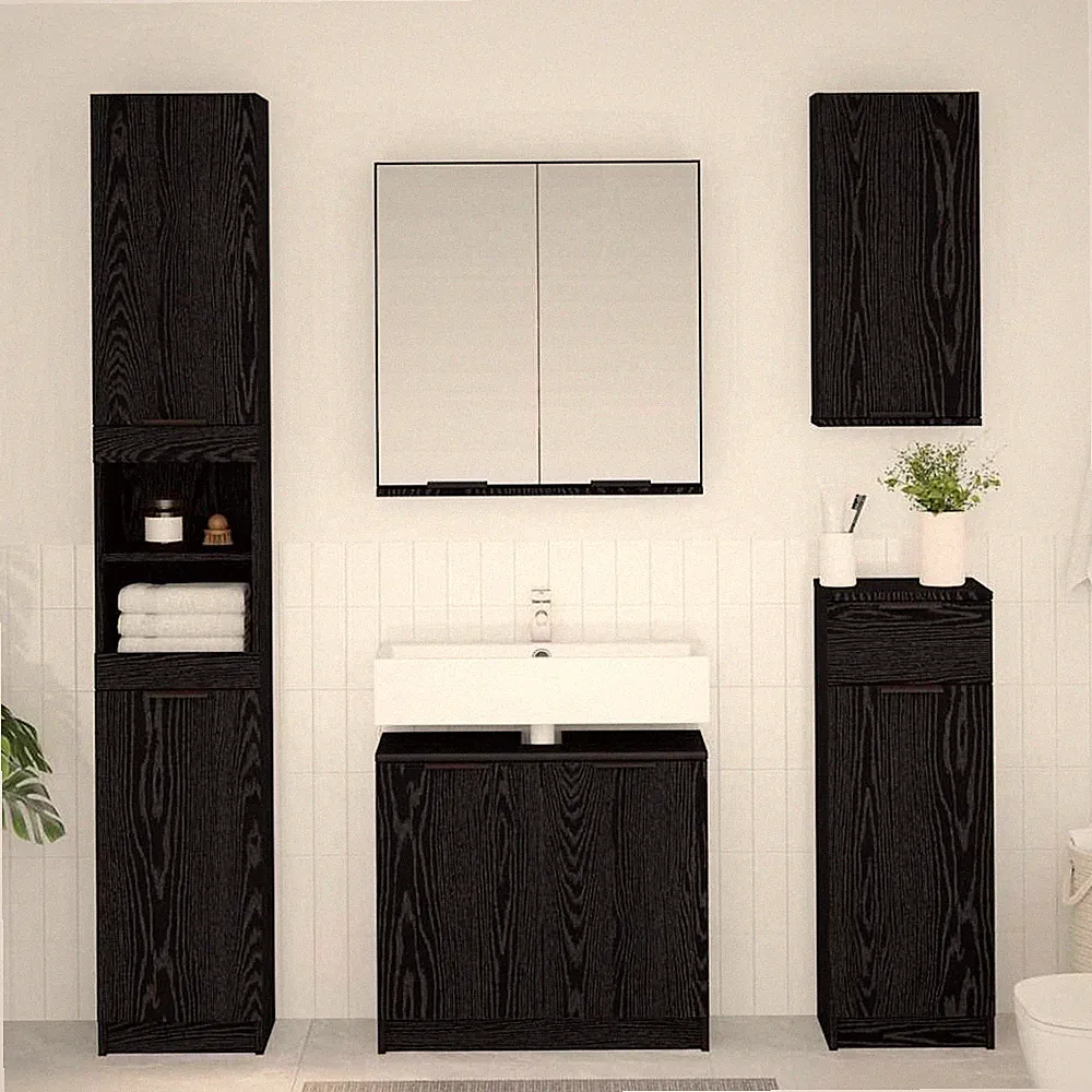 Badmöbel Badschrank Badezimmermöbel Waschbecken Unterschrank Schrank Badregal