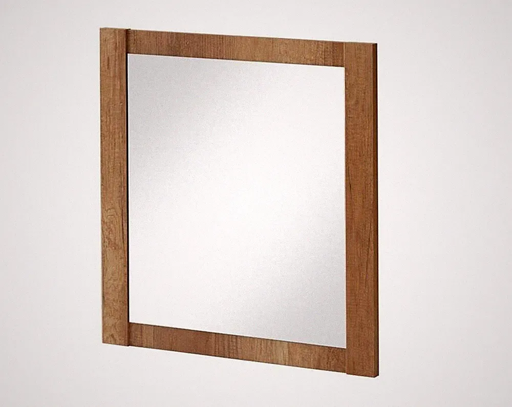 Badmöbel Badset FAVALE 80cm Stand-Waschtisch + Becken, Hoch-, Unterschrank eiche