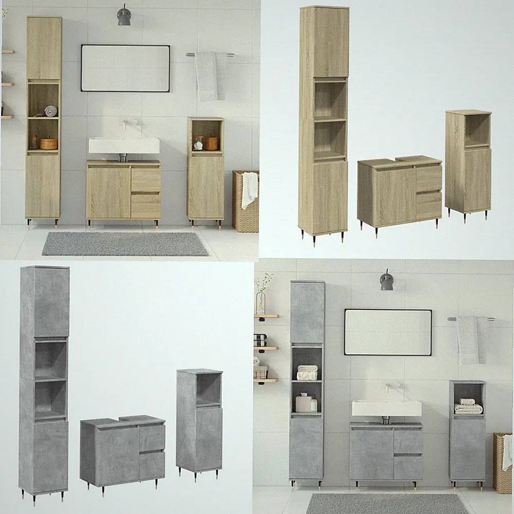 Eisen Badmöbel-Set