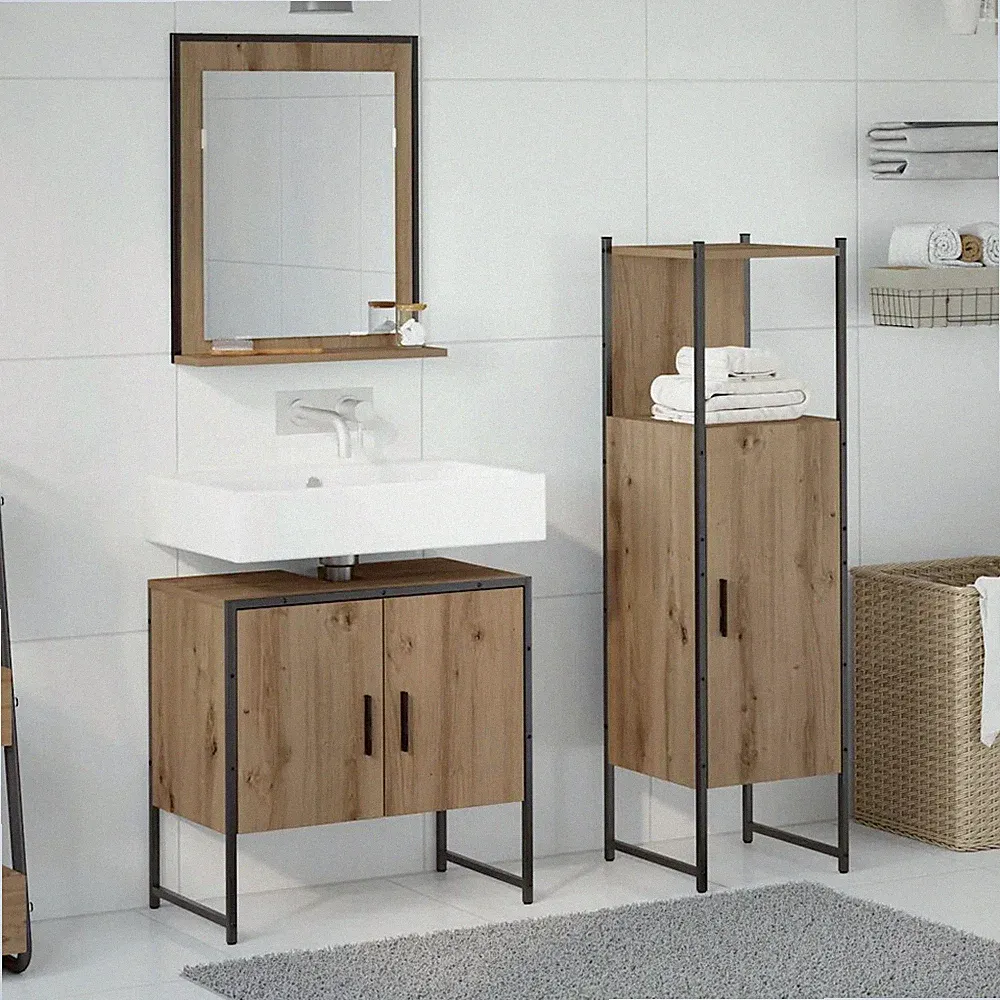 Minimalistischer Spiegelschrank Bad