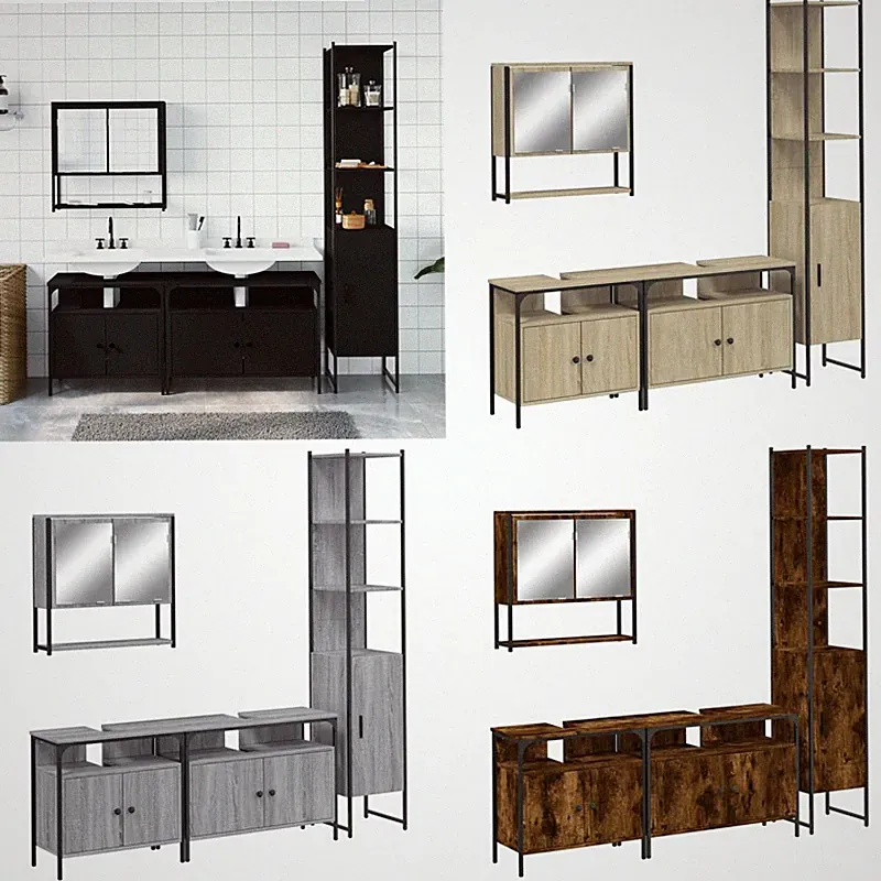 4 Badmöbel-Set