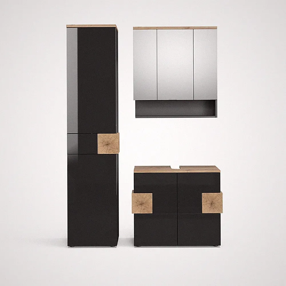 Badmöbel-Set Vicco Eden 3-teilig