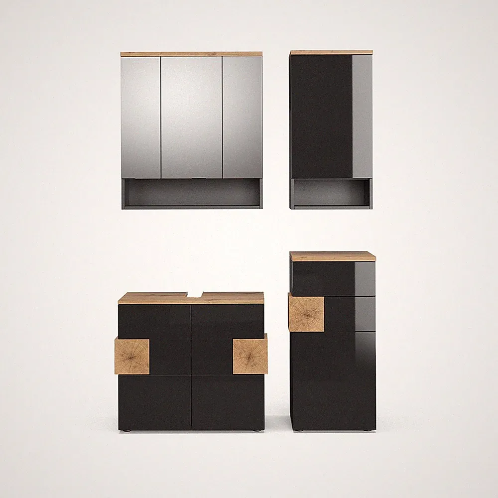 Badmöbel-Set Vicco Eden 4 Teile