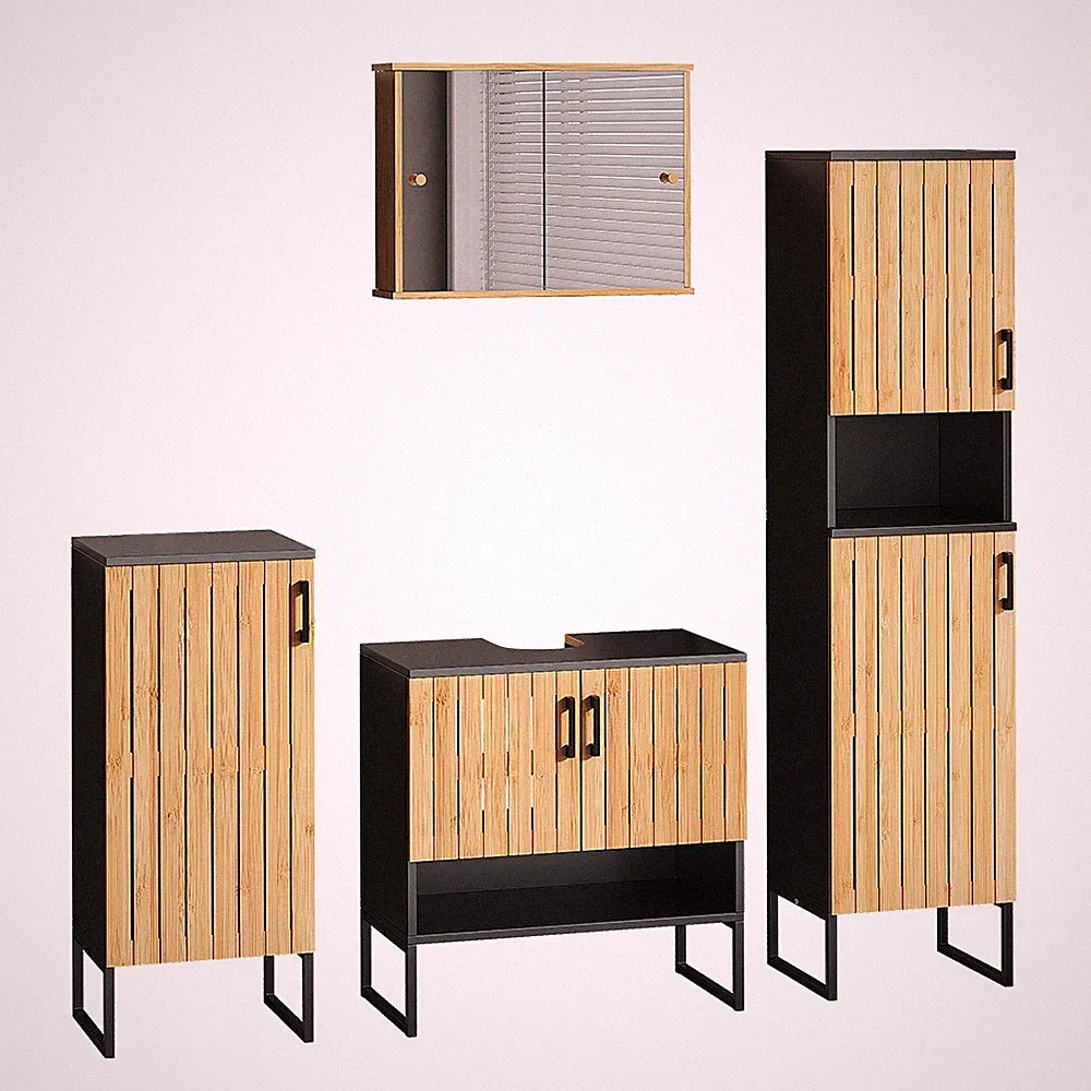 Badmöbel-Set Vicco Vayra 4 Teile