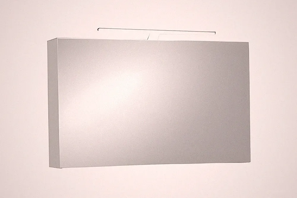 Badmöbel Spiegelschrank 110 cm Deluxe Hochglanz weiß LUGANO