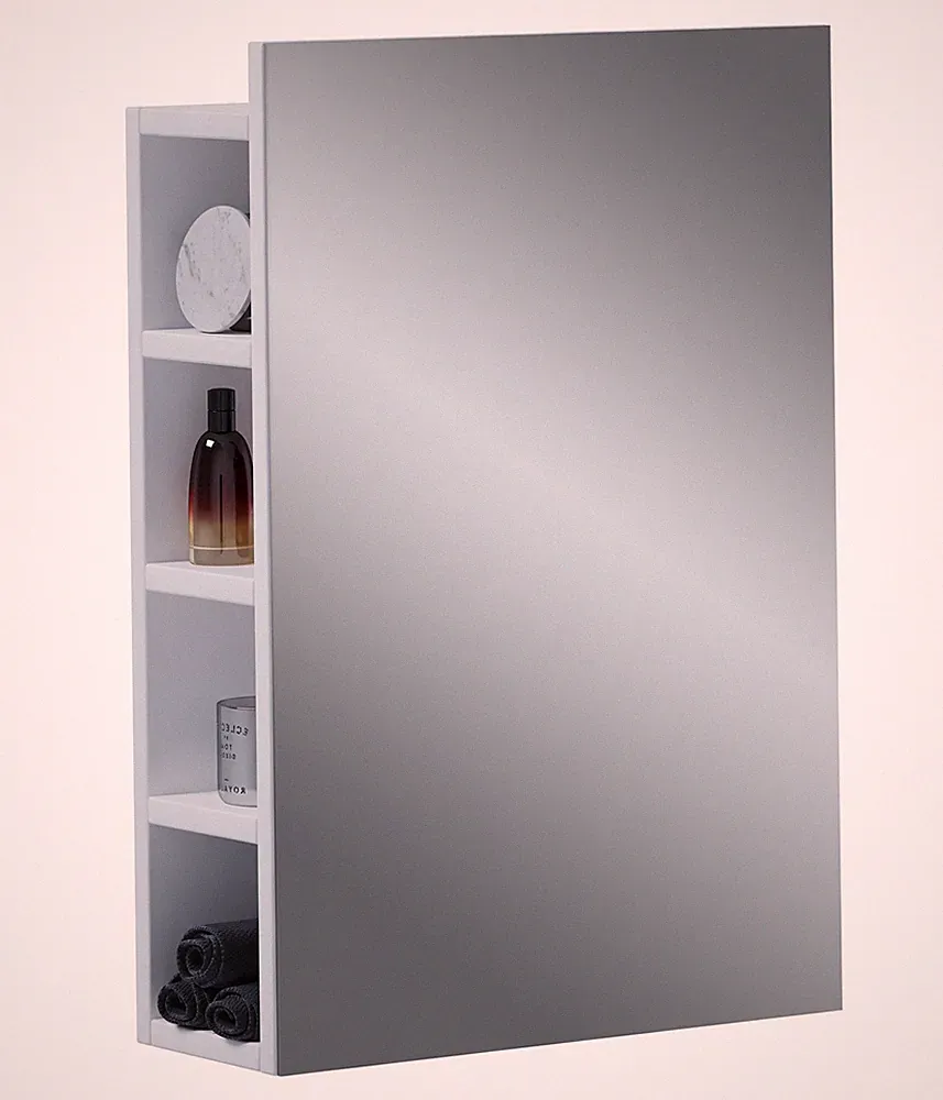 Badmöbel Spiegelschrank Spiegel Flandu L H. 59 x B. 40 x T. 15 cm - VCM