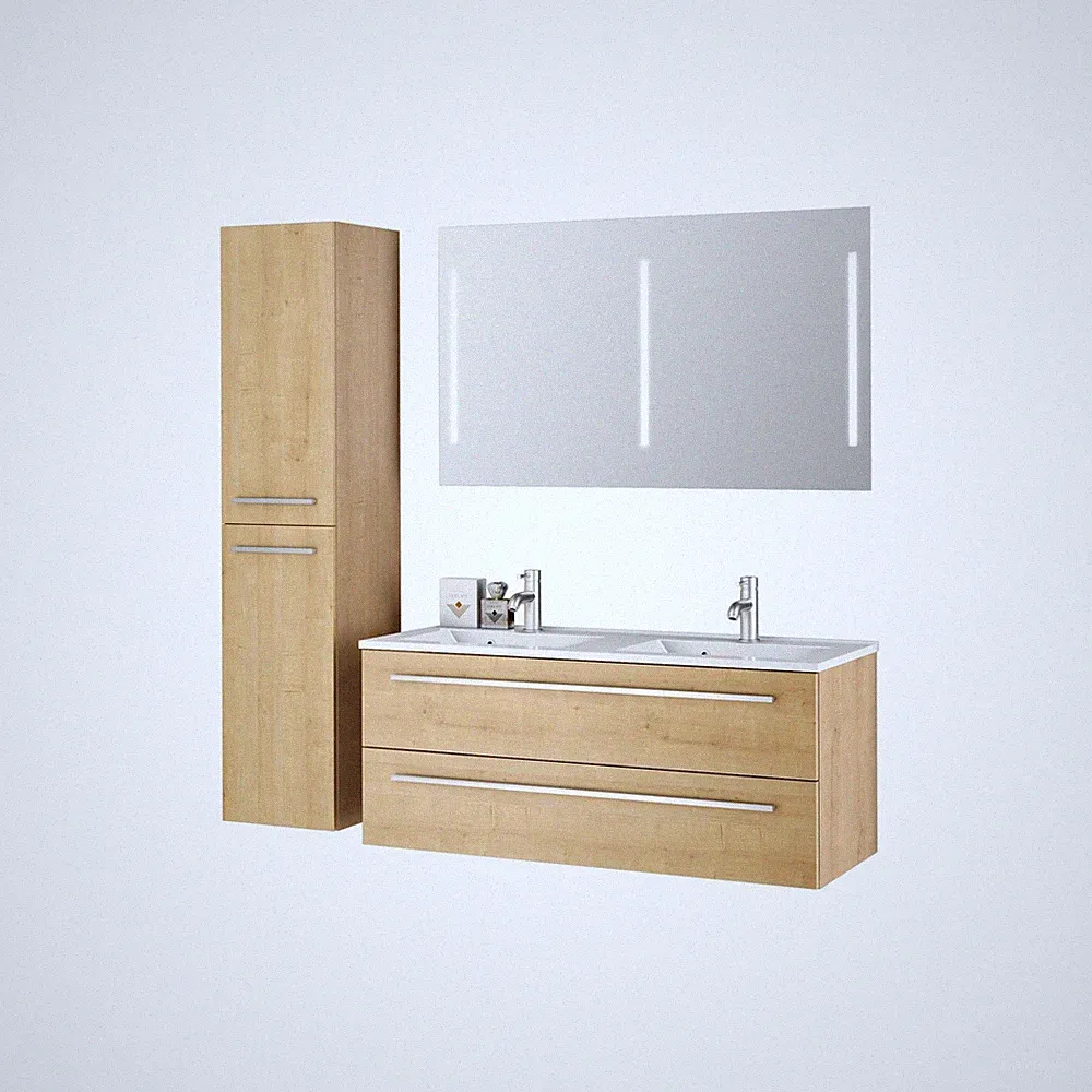 Badmöbelset Libato 60 90 120 Badmöbel Wastischunterschrank Hochglanz Sieper