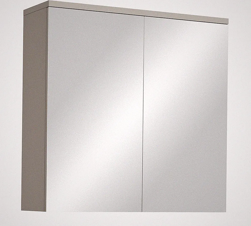 Badplaats Spiegelschrank Toledo 60 x 60 cm Cashmere - Badezimmerschrank mit Spie