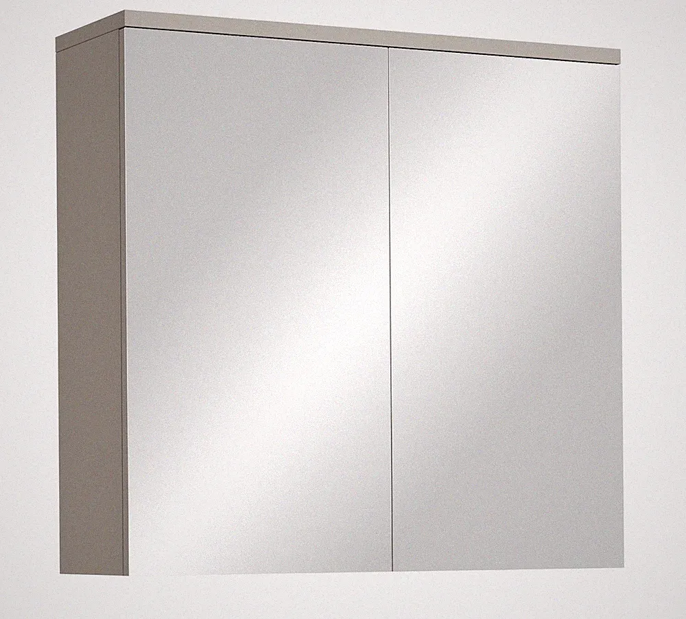 Badplaats Spiegelschrank Toledo 60 x 60 cm Cashmere - Badezimmerschrank mit Spie