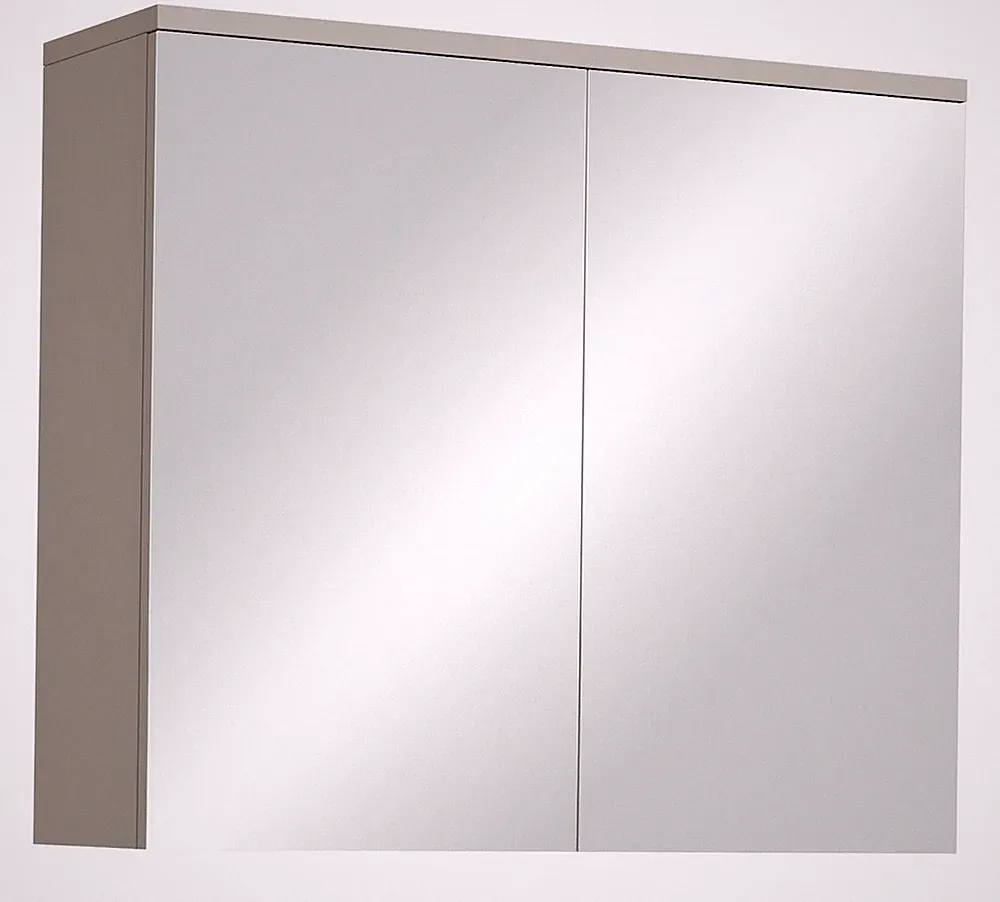 Badplaats Spiegelschrank Toledo 80 x 20 x 60 cm – Beige – Badezimmerschrank mit