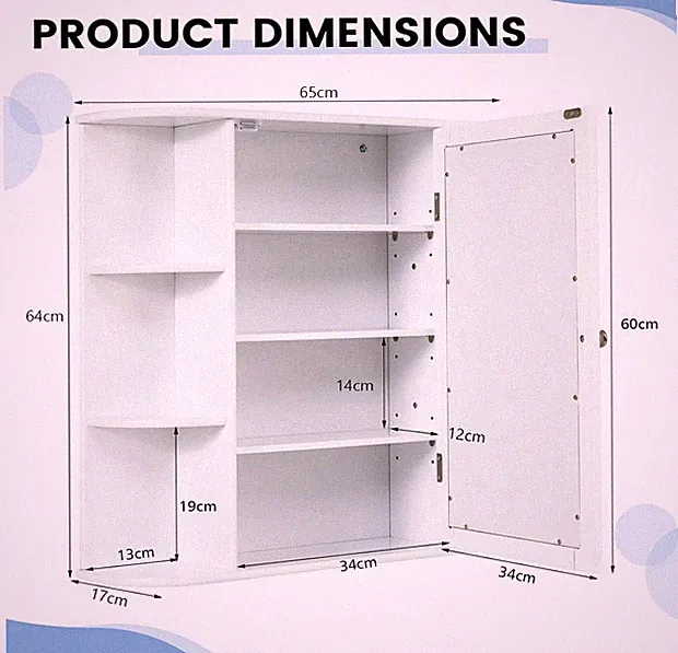 Giantex Spiegelschrank
